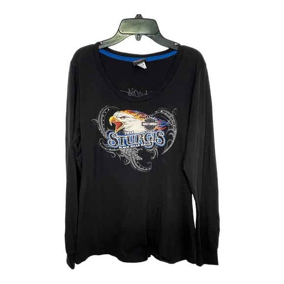Harley-Davidson Tops - Harley Davidson Sturgis 2014 Black Hills Rally Long Sleeve